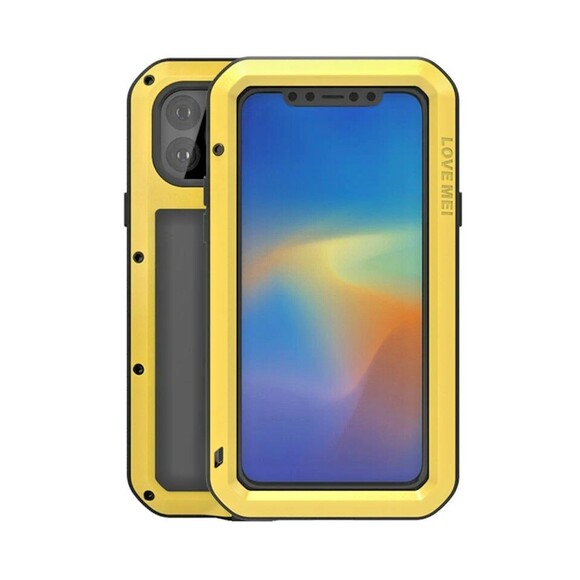 LOVE MEI Protective Waterproof Aluminum Metal Case Cover For iPhone 11 Pro Max - Picture 1 of 6